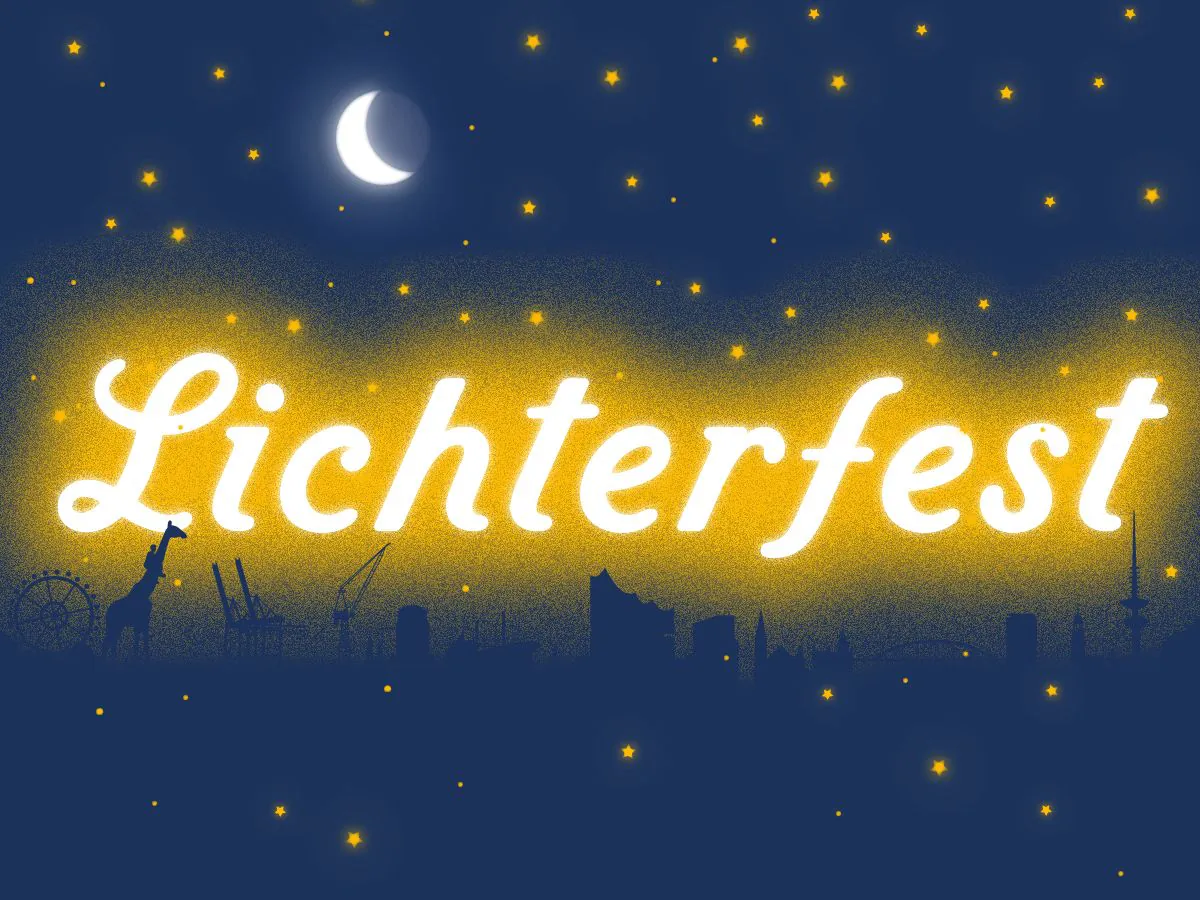 Lichterfest in Hamburg